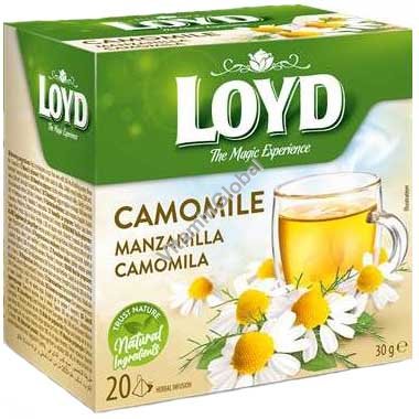 Ромашковый чай 20 фильтр-пакетиков пирамид - Loyd