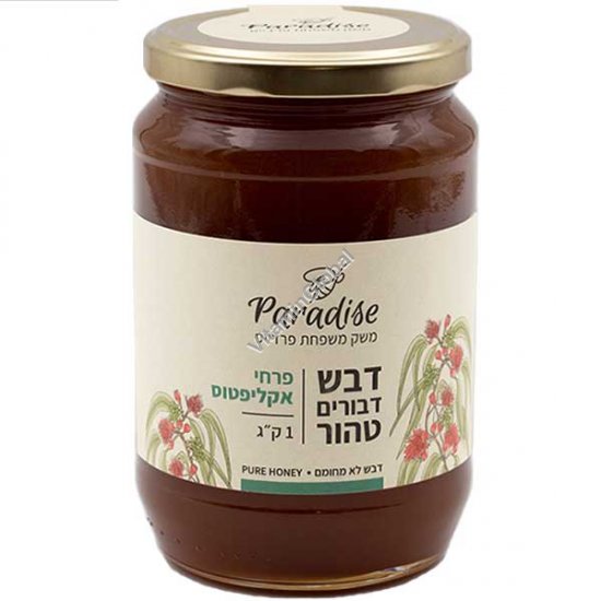 Натуральный израильский эвкалиптовый мёд, 1 кг - Paradise Bee Farm