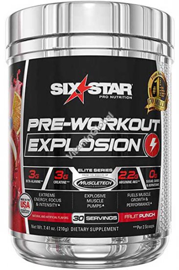 Предтренировочный комплекс с фруктовым вкусом Six Star 210 гр - Muscletech