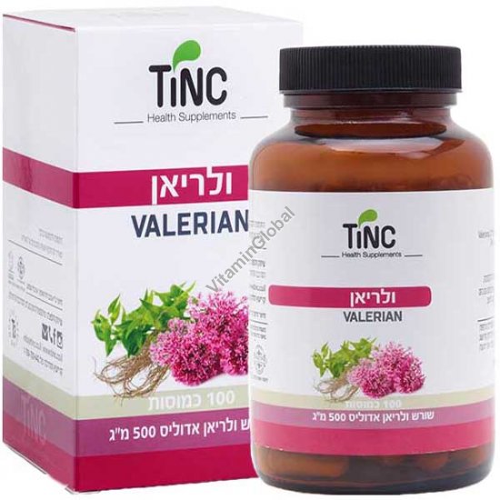 Валериан корень 500 мг. 100 растительных капсул - Tinc