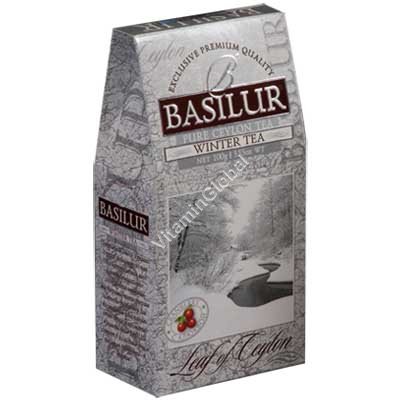 "Зимний чай" - цейлонский мелколистовой черный чай с клюквой 100 гр - Basilur