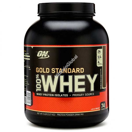 Золотой стандарт - 100% сывороточный протеин со вкусом шоколада 2.260 гр - Оптимум Нутришен