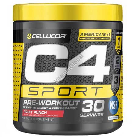 Предтренировочный комплекс C4 с фруктовым вкусом 210 г - Cellucor