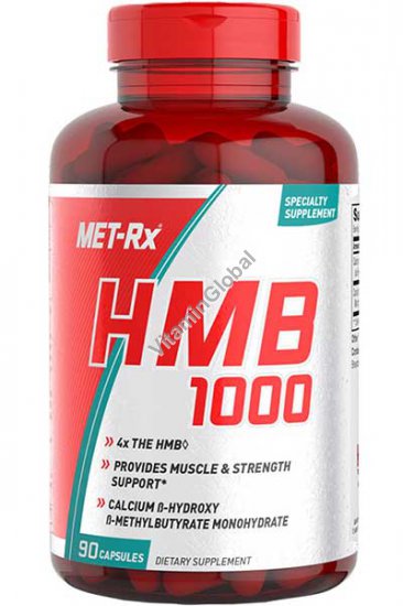 HMB (Бета-гидрокси Бета-метилбутират) 90 капсул - MET-Rx