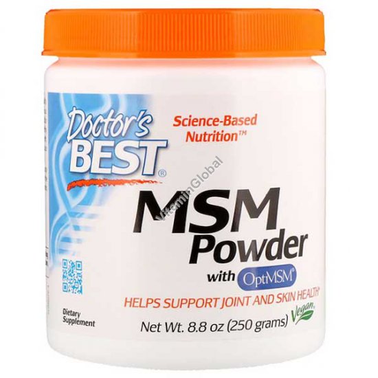 Порошок MSM для уменьшения болей в суставах 250 гр - Doctor\'s Best