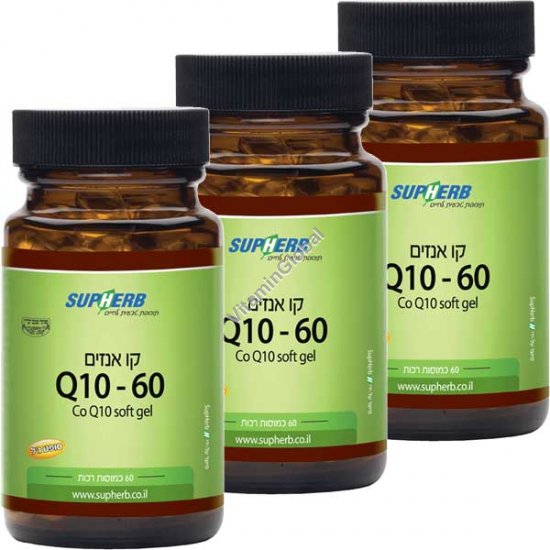 Коэнзим Q10 60 мг 180 (60+60+60) мягких капсул - SupHerb
