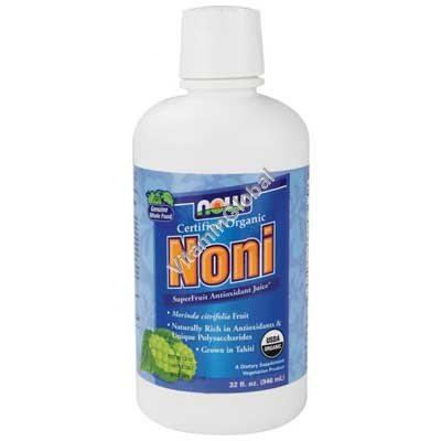 Органический нектар сок Нони 946 мл - Now Foods