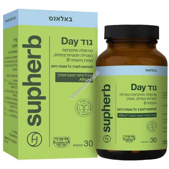 Гуд Дэй растительная формула для снижения стресса 30 капсул - SupHerb