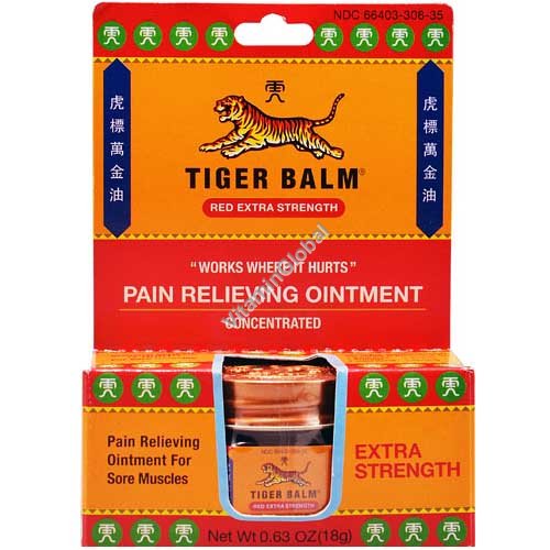 Тигровый бальзам - обезболивающая мазь экстра эффективная 18 гр - Tiger Balm