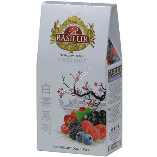 Премиум белый чай с лесными ягодами 100 г - Basilur