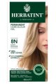 Стойкая гель-краска для волос - цвет светлый блонд 8N - Гербатинт
