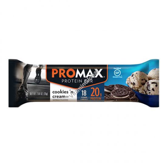 Протеиновый батончик вкус печенье-крем 75 грамм - Промакс