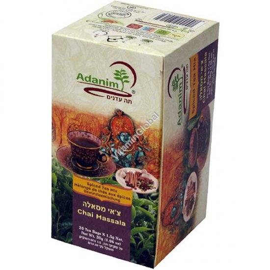 Органический чай масала 20 пакетиков - Аданим