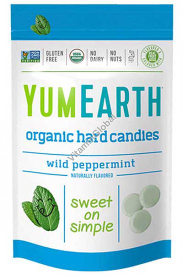 Органические мятные леденцы 93.5 гр - YumEarth