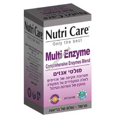 Мульти энзим 60 таблеток - Nutri Care