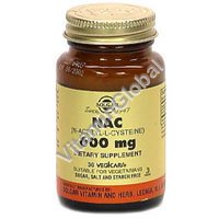 НАК Н-Ацетил-Л-Цистеин 600 мг (N-Acetyl-L-Cysteine) 30 капсул - Солгар