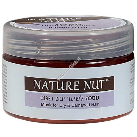 Восстанавливающая маска для сухих и поврежденных волос 250 мл - Nature Nut