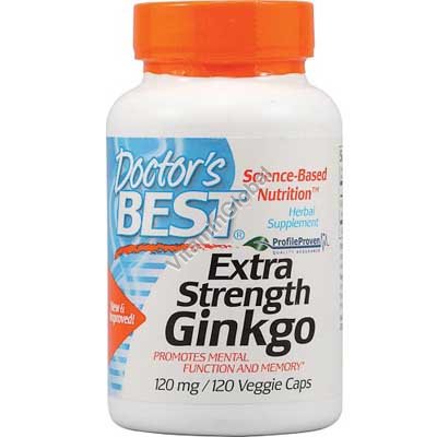 Экстракт Гинкго Билоба 120 мг 120 капсул - Doctor\'s Best