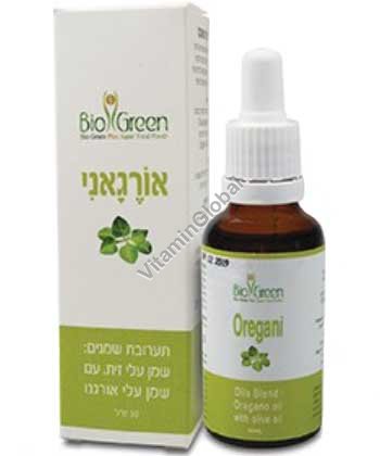 Органическое масло орегано с органическим оливковым маслом 30 мл - Bio Green