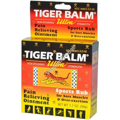 Тигровый бальзам - обезболивающая мазь ультра эффективная 50 гр - Tiger Balm