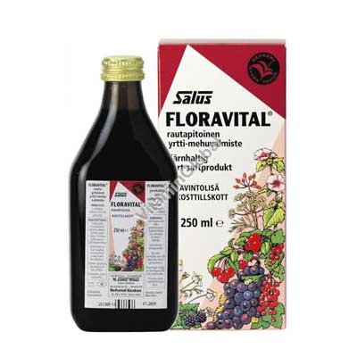 Флоравиталь - жидкое железо и витамины 250 мл - Salus