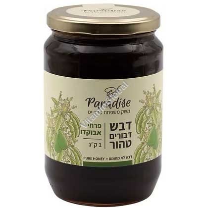 Натуральный пчелиный мед из нектара цветов авокадо 1 кг - пасека Paradise