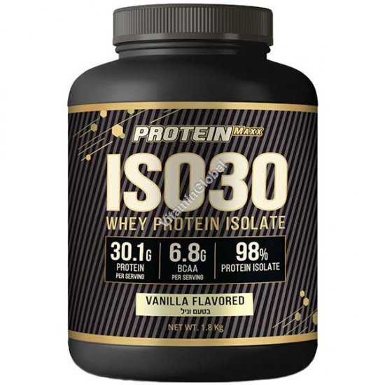 ISO 30 - изолят сывороточного протеина, вкус ванили, 1.8 кг - Protein Maxx