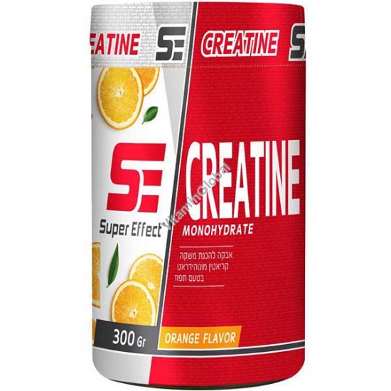 Креатин моногидрат с апельсиновым вкусом, 300 г - Super Effect
