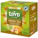 Зеленый чай с лимоном, имбирем и вкусом меда 20 фильтр-пакетиков пирамид - Loyd
