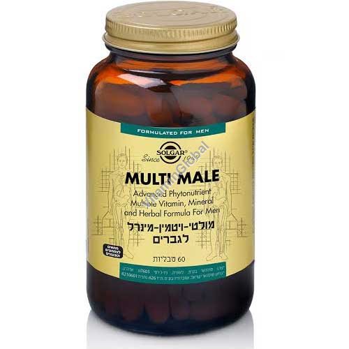 Мультивитамин для мужчин Multi Male 60 таблеток - Солгар