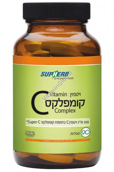 Витамин С комплекс 500 мг 90 таблеток - SupHerb