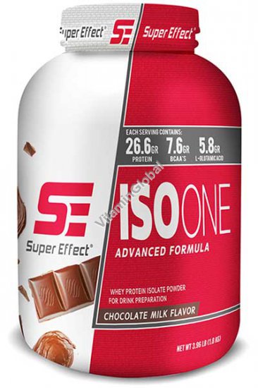 Протеин изолят ISO-One со вкусом молочного шоколада 1.8 кг - Супер Эффект