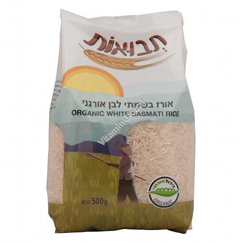Органический белый рис Басмати 500 гр - Tvuot