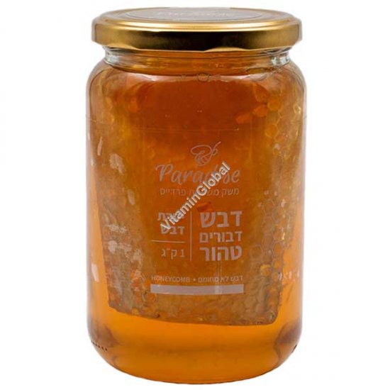 Пчелиные соты с натуральным цветочным медом 1 кг - пасека Парадайз