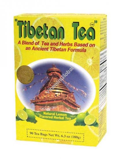 Тибетский чай со вкусом лимона 90 фильтр-пакетиков - Oriental Secrets