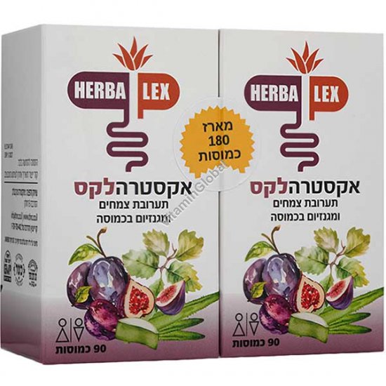 Экстра Лакс - натуральная поддержка здорового пищеварения и регулярного стула, двойная упаковка, 180 капсул - Tinctura Tech