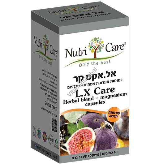 L.X Laxi Care - формула для нормализации функций кишечника 60 капсул - Nutri Care