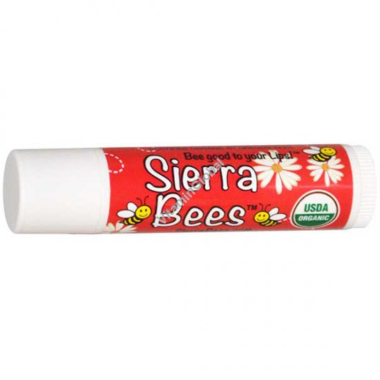 Органическая гигиеническая губная помада с гранатовым ароматом 4.25 гр - Sierra Bees