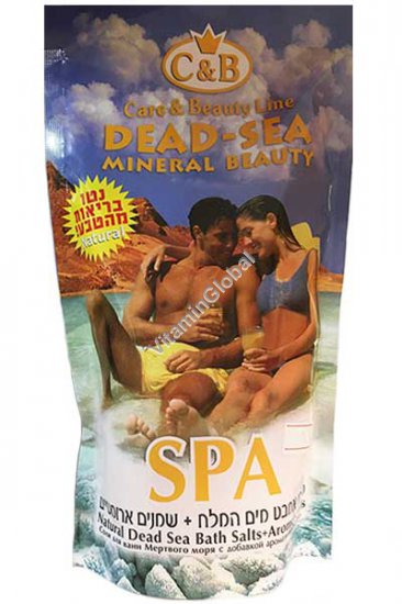 Соль Мертвого моря с ароматическими маслами для ванны 500 гр - Care & Beauty DSM