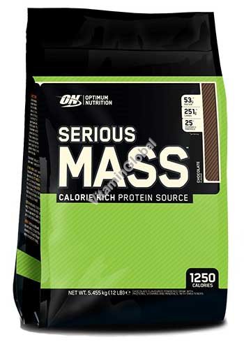 Гейнер Serious Mass вкус шоколада 5.455 кг - Optimum Nutrition