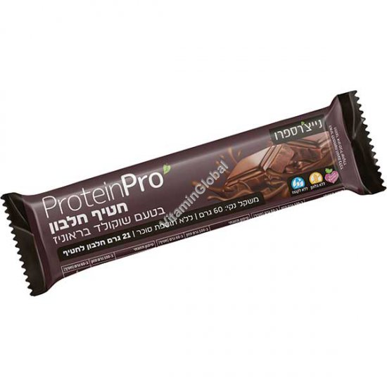 Протеин Про - протеиновый батончик со вкусом шоколадный брауни 60 г - Nature\'s Pro