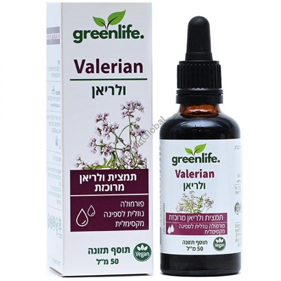 Валериана - спиртовой экстракт, 50 мл – GreenLife