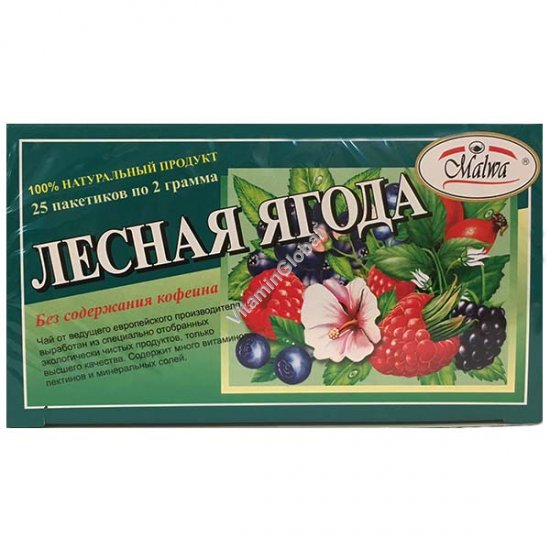 Фруктово-ягодный чай, 25 чайных пакетиков - Malwa