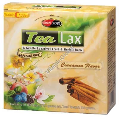 Чай от запоров Тилакс со вкусом корицы 40 фильтр-пакетиков - Oriental Secrets
