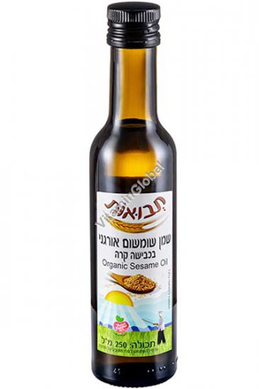 Органическое кунжутное масло холодного отжима 250 мл - Tvuot
