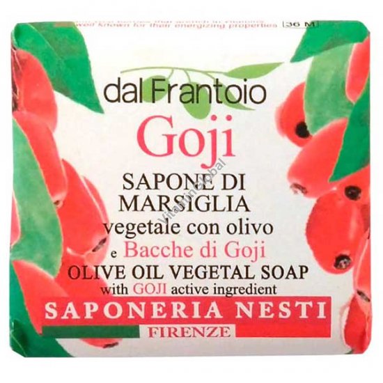 Растительное мыло из оливкового масла и экстракт ягод годжи 100 гр - Нести Данте