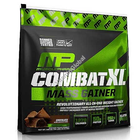 Комбат XL Масс гейнер вкус шоколадный 5.44 кг - MusclePharm