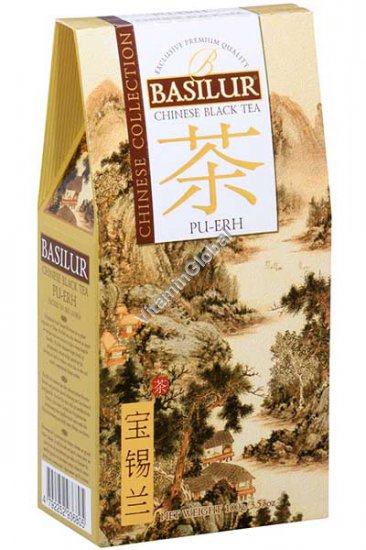 Черный китайский чай Пуэр 100 гр - Basilur