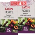 Ограничение на заказ до 6 упаковок на покупателя: Лаксин Форте - натуральная формула для нормализации работы кишечника, 180 капсул (90+90)