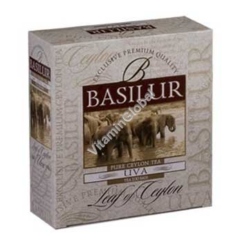 Цейлонский черный чай UVA 100 пакетиков - Basilur